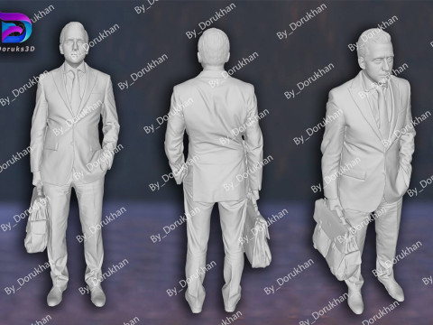The Office 3 Pack Michael Scott Dwight Schrute Kevin Malone Action Figures Custom 3D print model 3D Print Model
