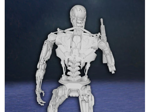 Terminator Genysis T-800 Endoskeleton Super Classic Hero Movie Custom Action Figure 3D Print Model