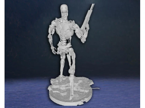 Terminator Genysis T-800 Endoskeleton Super Classic Hero Movie Custom Action Figure 3D Print Model