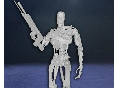 Terminator Genysis T-800 Endoskeleton Super Classic Hero Movie Custom Action Figure 3D Print Model