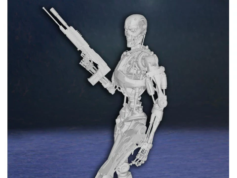 Terminator Genysis T-800 Endoskeleton Super Classic Hero Movie Custom Action Figure 3D Print Model