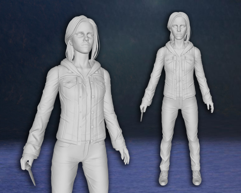 Harry Potter Hermione Granger Action Figures Custom 3D Print Model 3D Print Model .c4d .max .obj .3ds .fbx .stl .blend 