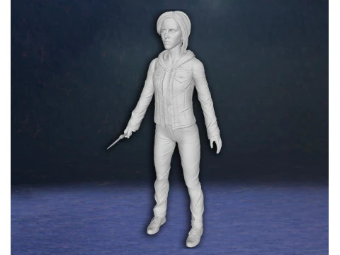 Harry Potter Hermione Granger Action Figures Custom 3D Print Model 3D Print Model