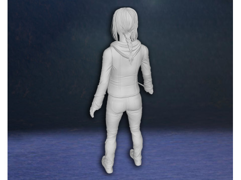 Harry Potter Hermione Granger Action Figures Custom 3D Print Model 3D Print Model