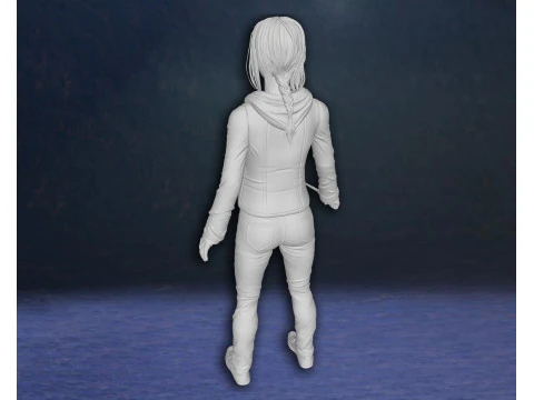 Harry Potter Hermione Granger Action Figures Custom 3D Print Model 3D Print Model