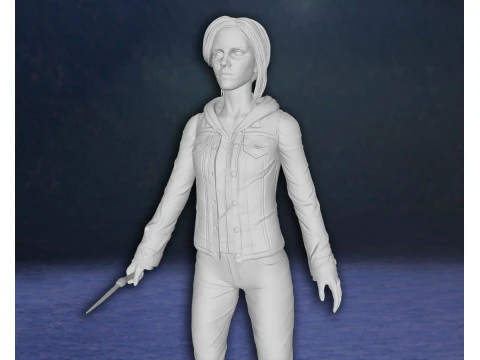 Harry Potter Hermione Granger Action Figures Custom 3D Print Model 3D Print Model