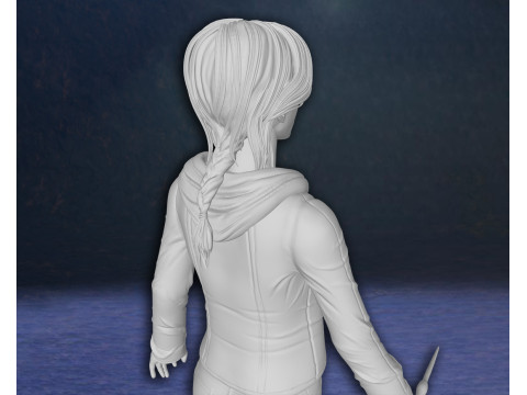 Harry Potter Hermione Granger Action Figures Custom 3D Print Model 3D Print Model