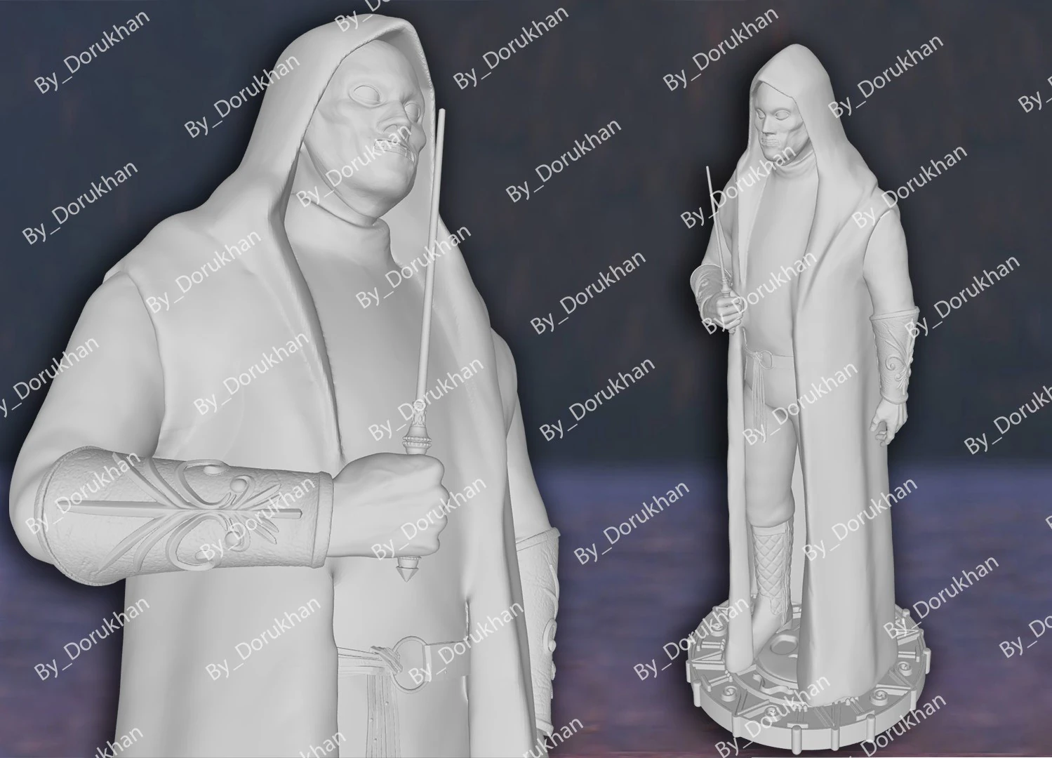 Harry Potter Death Eaters Action Figures Custom 3D Print Model 3D Print Model .c4d .max .obj .3ds .fbx .stl .blend 