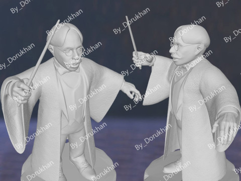 Harry Potter Professor Filius Flitwick Action Figures Custom 3D Print Model 3D Print Model