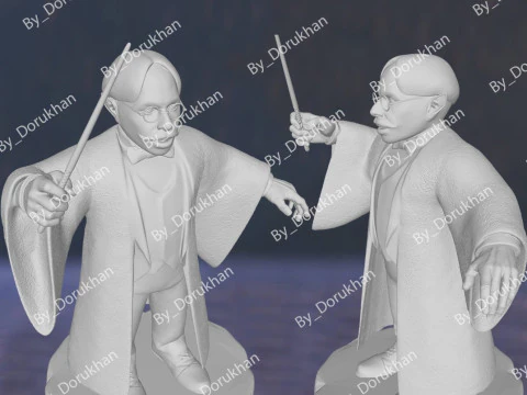 Harry Potter Professor Filius Flitwick Action Figures Custom 3D Print Model 3D Print Model