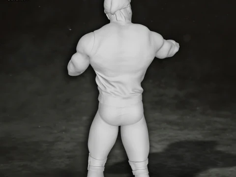 Hulk Hogan wrestling wrestler king legend Action Figures Custom 3D Print Model 3D Print Model