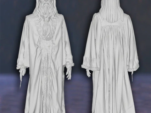 Harry Potter Albus Dumbledore Action Figures Custom 3D Print Model 3D Print Model