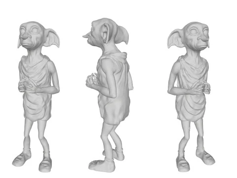 Harry Potter Dobby Action Figures Custom 3D Print Model 3D Print Model