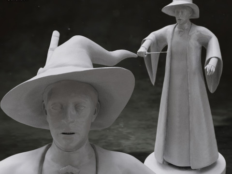 Harry Potter Minerva McGonagall Action Figures Custom 3D Print Model 3D Print Model