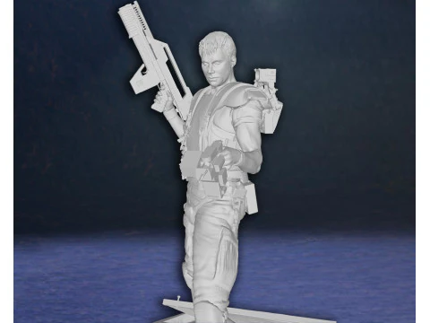 Alien Hudson Hicks Facehugger Ellen Ripley Newt Diorama Action Figures Custom 3D print model 3D Print Model