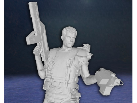 Alien Hudson Hicks Facehugger Ellen Ripley Newt Diorama Action Figures Custom 3D print model Modelo de Impressão 3D