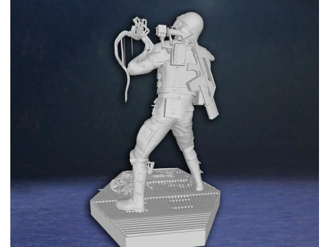 Alien Hudson Hicks Facehugger Ellen Ripley Newt Diorama Action Figures Custom 3D print model 3D Print Model