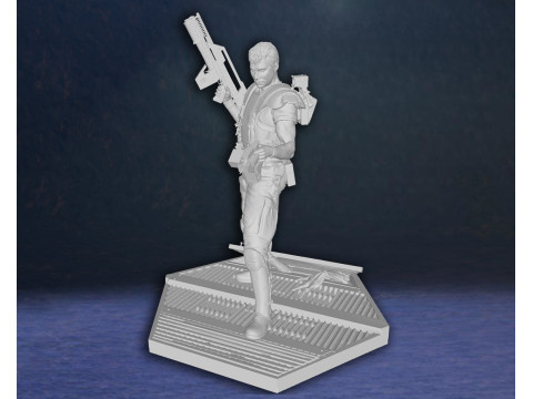 Alien Hudson Hicks Facehugger Ellen Ripley Newt Diorama Action Figures Custom 3D print model Modelo de Impressão 3D