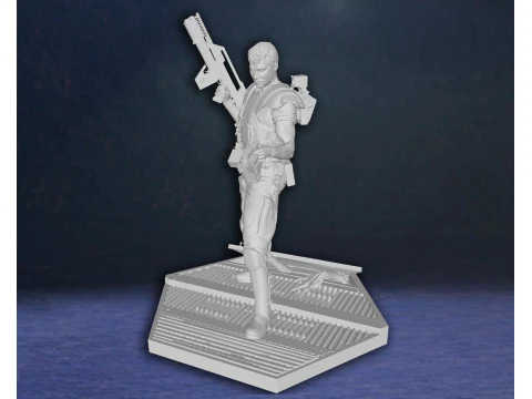 Alien Hudson Hicks Facehugger Ellen Ripley Newt Diorama Action Figures Custom 3D print model 3D Print Model