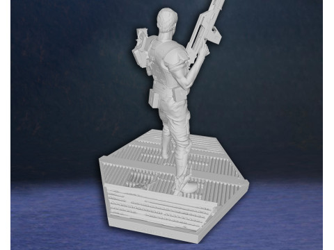 Alien Hudson Hicks Facehugger Ellen Ripley Newt Diorama Action Figures Custom 3D print model Modelo de Impressão 3D
