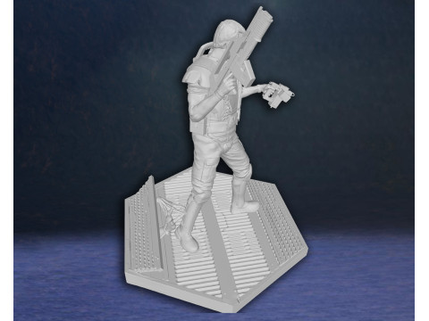 Alien Hudson Hicks Facehugger Ellen Ripley Newt Diorama Action Figures Custom 3D print model Modelo de Impressão 3D
