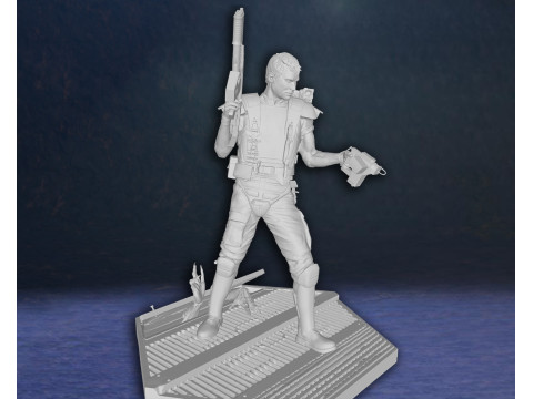 Alien Hudson Hicks Facehugger Ellen Ripley Newt Diorama Action Figures Custom 3D print model Modelo de Impressão 3D