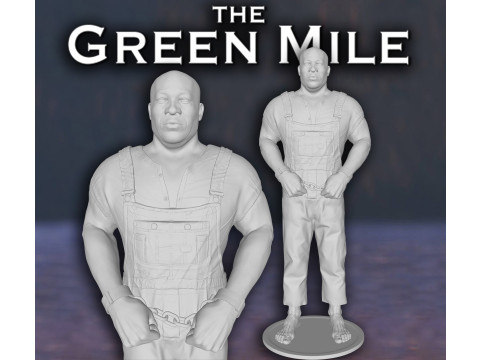 The Green Mile Michael Clarke Duncan John Coffey Tom Hanks Action Figures Custom 3D Print Model 3D Print Model