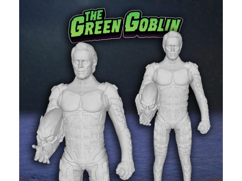 Green Goblin Willem Dafoe Spiderman Action Figures Custom 3D Print Model 3Dプリントモデル