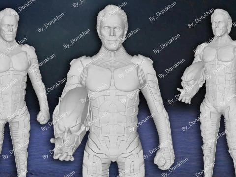 Green Goblin Willem Dafoe Spiderman Action Figures Custom 3D Print Model 3D Print Model