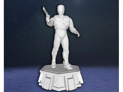 Robocop Alex Murphy Hero Action Figures Custom 3D Print Model 3D Print Model