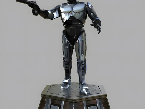 Robocop Alex Murphy Hero Action Figures Custom 3D Print Model 3D Print Model