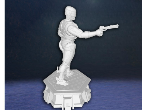 Robocop Alex Murphy Hero Action Figures Custom 3D Print Model 3D Print Model