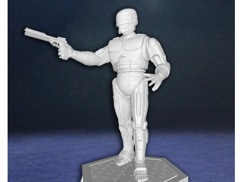 Robocop Alex Murphy Hero Action Figures Custom 3D Print Model 3D Print Model