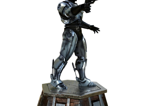 Robocop Alex Murphy Hero Action Figures Custom 3D Print Model 3D Print Model