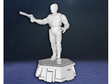 Robocop Alex Murphy Hero Action Figures Custom 3D Print Model 3D Print Model