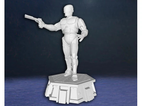 Robocop Alex Murphy Hero Action Figures Custom 3D Print Model 3D Print Model