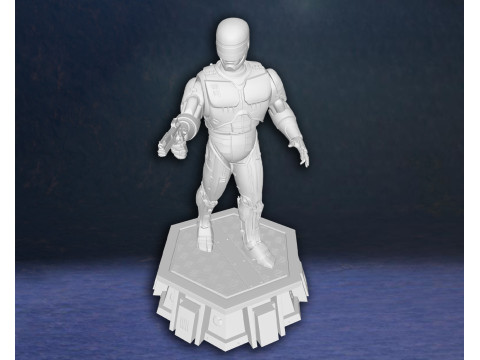 Robocop Alex Murphy Hero Action Figures Custom 3D Print Model 3D Print Model