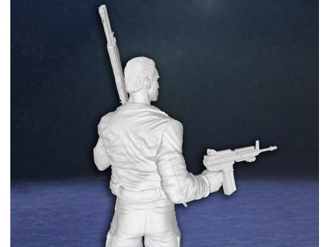 Terminator Arnold Schwarzenegger T-800 Endoskeleton Action Figures Custom 3D Print Model 3D Print Model