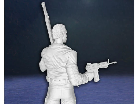 Terminator Arnold Schwarzenegger T-800 Endoskeleton Action Figures Custom 3D Print Model 3D Print Model