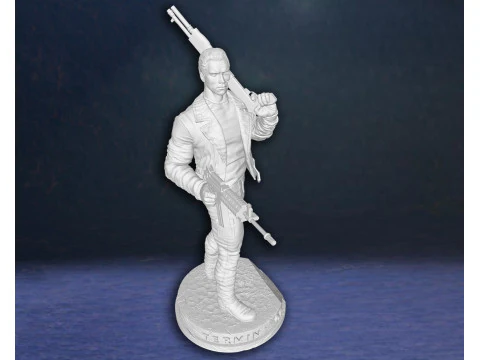 Terminator Arnold Schwarzenegger T-800 Endoskeleton Action Figures Custom 3D Print Model 3D Print Model