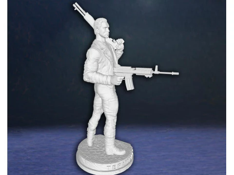 Terminator Arnold Schwarzenegger T-800 Endoskeleton Action Figures Custom 3D Print Model 3D Print Model