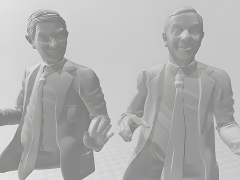 Mr Bean Rowan Atkinson Legend Action Figures Custom 3D Print Model 3D Print Model