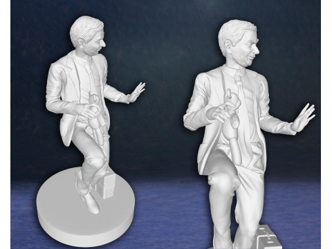 Mr Bean Rowan Atkinson Legend Action Figures Custom 3D Print Model 3D Print Model