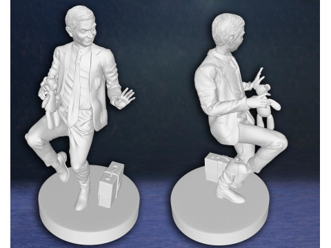 Mr Bean Rowan Atkinson Legend Action Figures Custom 3D Print Model 3D Print Model