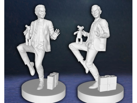 Mr Bean Rowan Atkinson Legend Action Figures Custom 3D Print Model 3D Print Model