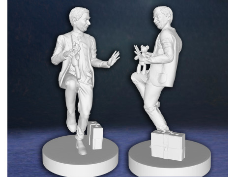 Mr Bean Rowan Atkinson Legend Action Figures Custom 3D Print Model 3D Print Model