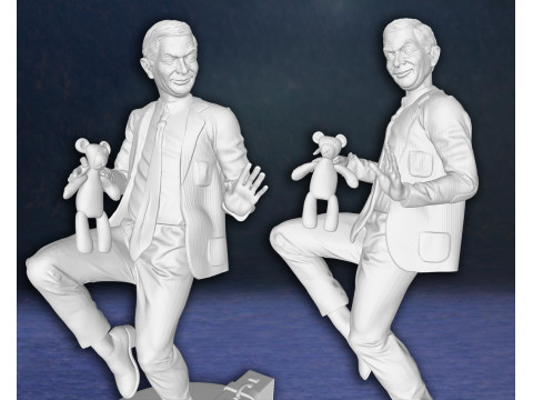 Mr Bean Rowan Atkinson Legend Action Figures Custom 3D Print Model 3D Print Model