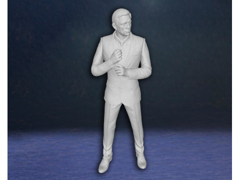 James Bond Daniel Craig Paloma Ana de Armas Action Figures Custom 3D Print Model 3D Baskı Modeli