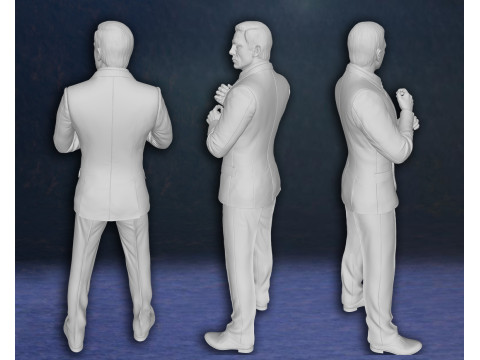 James Bond Daniel Craig Paloma Ana de Armas Action Figures Custom 3D Print Model 3D Baskı Modeli