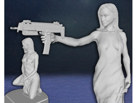 James Bond Daniel Craig Paloma Ana de Armas Action Figures Custom 3D Print Model 3D Baskı Modeli